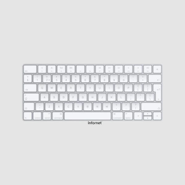  Teclado Inalámbrico Apple Magic Keyboard/ Plata