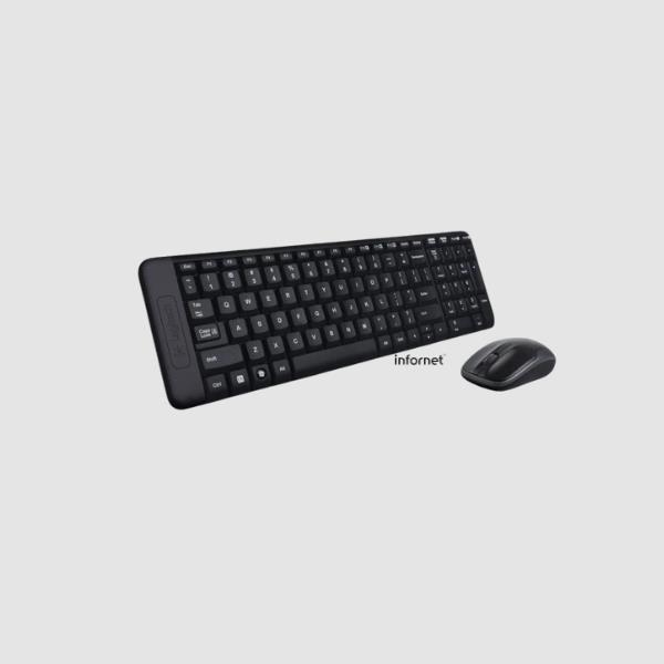 TECLADO Y RATON LOGITECH CORDLESS MK220