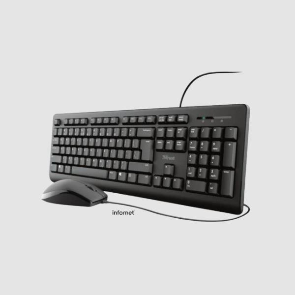 Kit Teclado + Ratón TKM-250 Trust