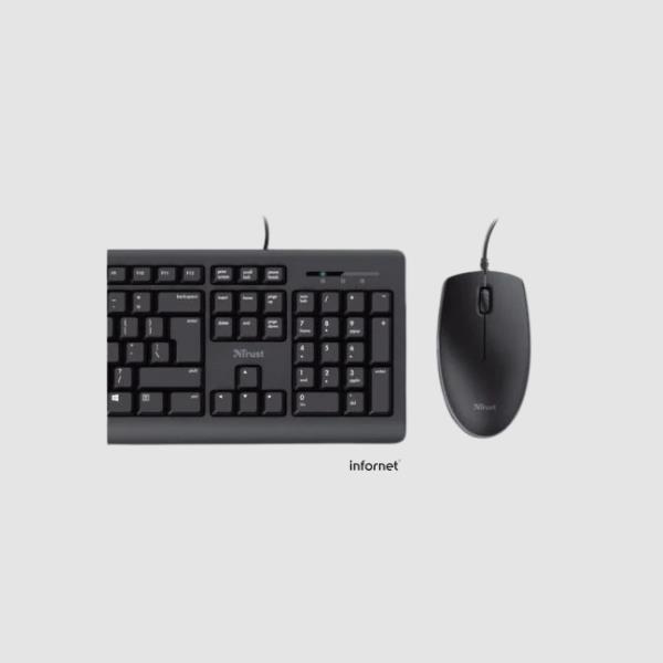 Kit Teclado + Ratón TKM-250 Trust