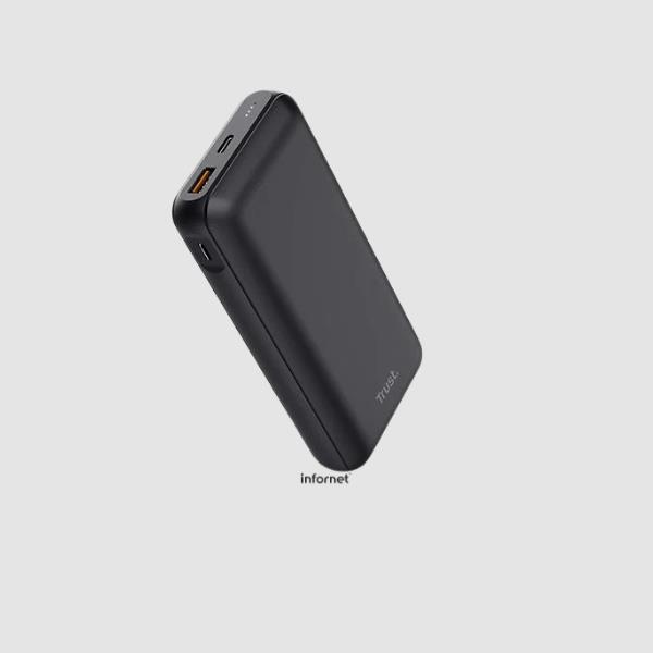 Powerbank 20000mAh Trust Redoh/ 18W/ Negra