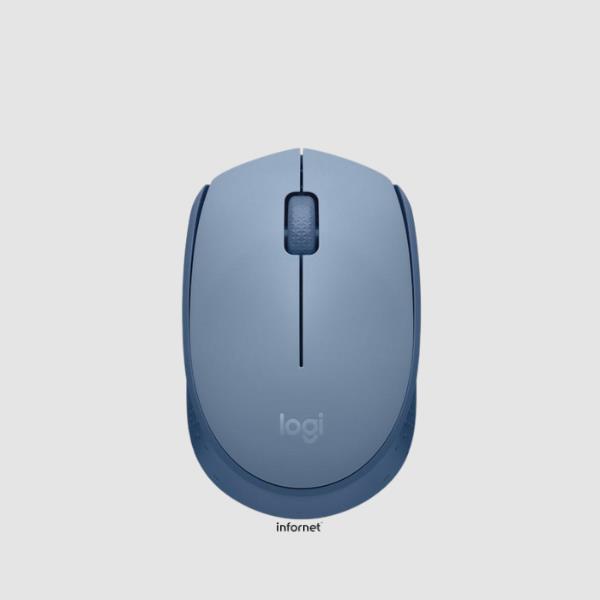 RATON OPTICO WIRELESS M171 GRIS AZULADO LOGITECH