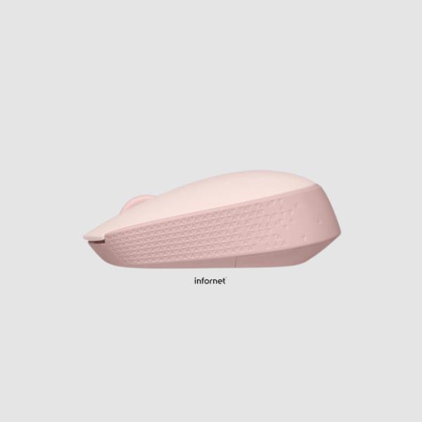 Ratón Logitech M171 rosa nano receptor