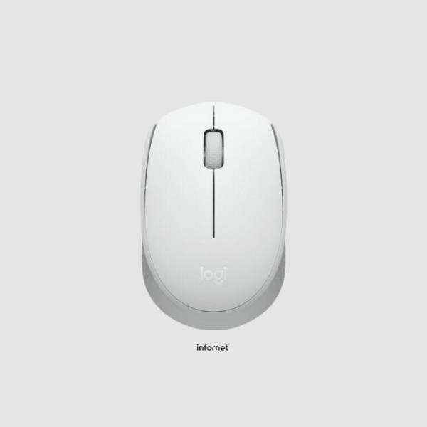 Ratón Logitech M171 blanco nano receptor