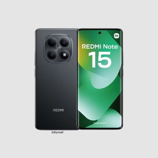 Smartphone Xiaomi Redmi Note 15 6GB/ 128GB/ 6.77"/ Negro