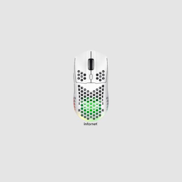Ratón Gaming GXT929 Helox Blanco RGB Trust