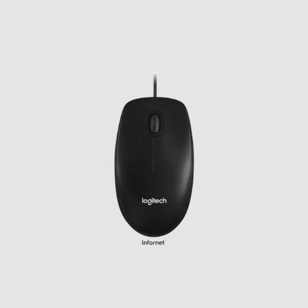 Ratón Logitech M100/ Hasta 1000 DPI/ Negro