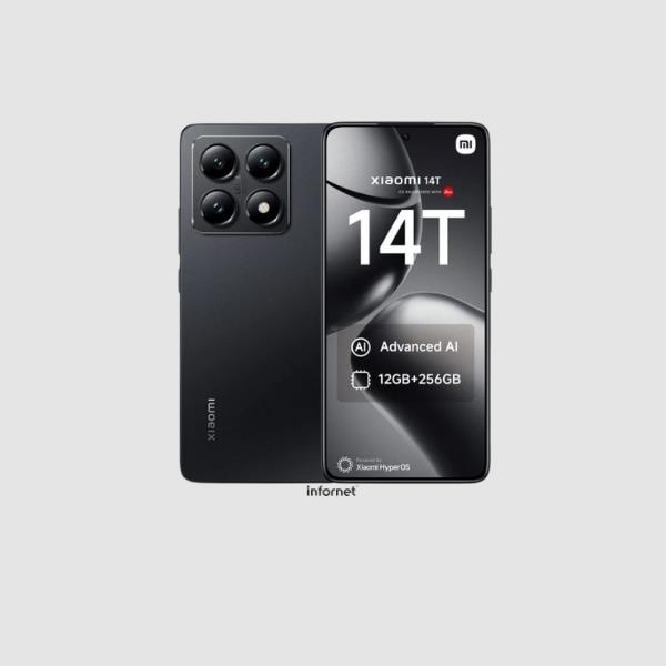 Smartphone Xiaomi 14T 12GB/ 256GB/ 6.67"/ 5G/ Negro