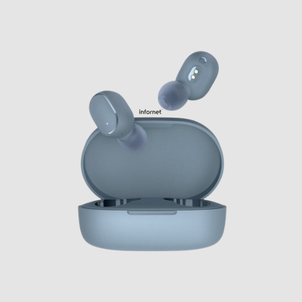 Auriculares Bluetooth Xiaomi Redmi Buds Essential con estuche de carga/ Autonomía 5.5h/ Azules -1