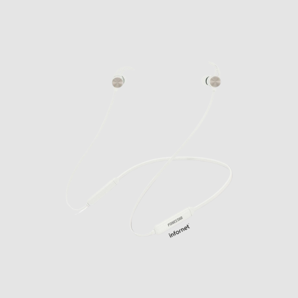 Auriculares Inalámbricos Deportivos Fonestar Active-B/ con Micrófono/ Bluetooth/ Blancos