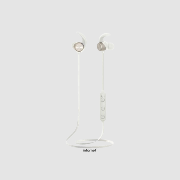 Auriculares Inalámbricos Deportivos Fonestar Active-B/ con Micrófono/ Bluetooth/ Blancos
