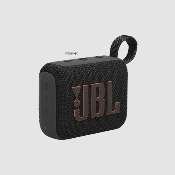 Altavoz con Bluetooth JBL GO 4/ 4.2W/ 1.0/ Negro
