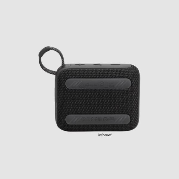 Altavoz con Bluetooth JBL GO 4/ 4.2W/ 1.0/ Negro