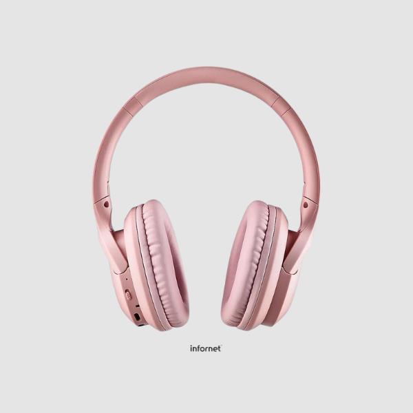 Auriculares Artica Bluetooth Greed Rosa NGS