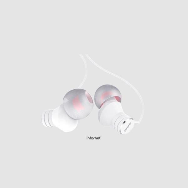 Auriculares Intrauditivos Aiwa ESTM-50USB-C/WT/ con Micrófono/ USB Tipo-C/ Blancos