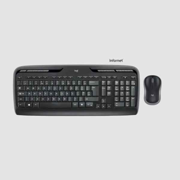 Logitech MK330 Wireless Combo Teclado + Ratón Negros