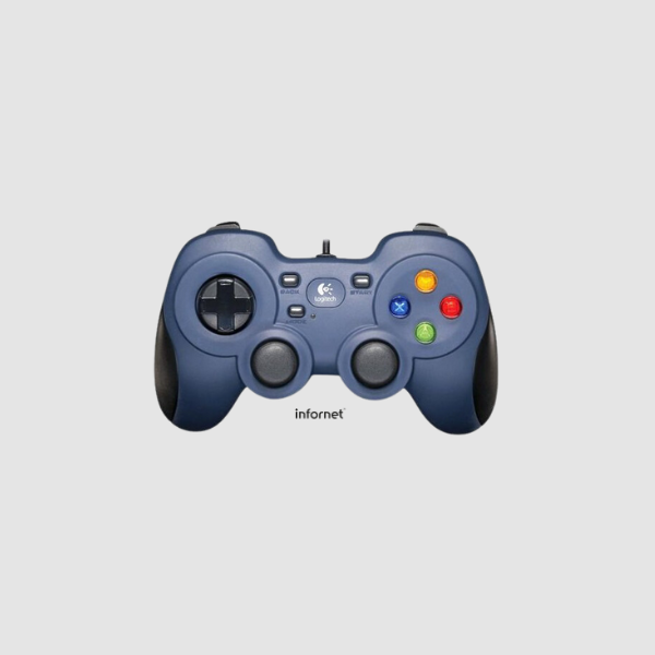 Logitech F310 - Mando Gaming para PC, color azul oscuro