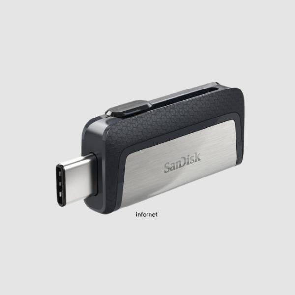 Pendrive 64GB SanDisk Dual USB Tipo-C Ultra USB 3.1/ Tipo-C