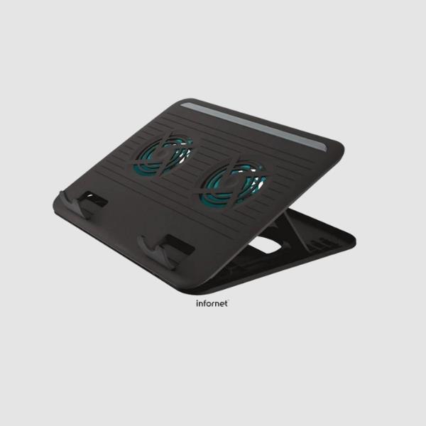 Soporte Refrigerante Trust Cyclone para Portátiles hasta 15.6"