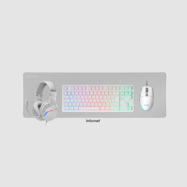 Kit combo pack MCPRGB3 blanco Mars Gaming