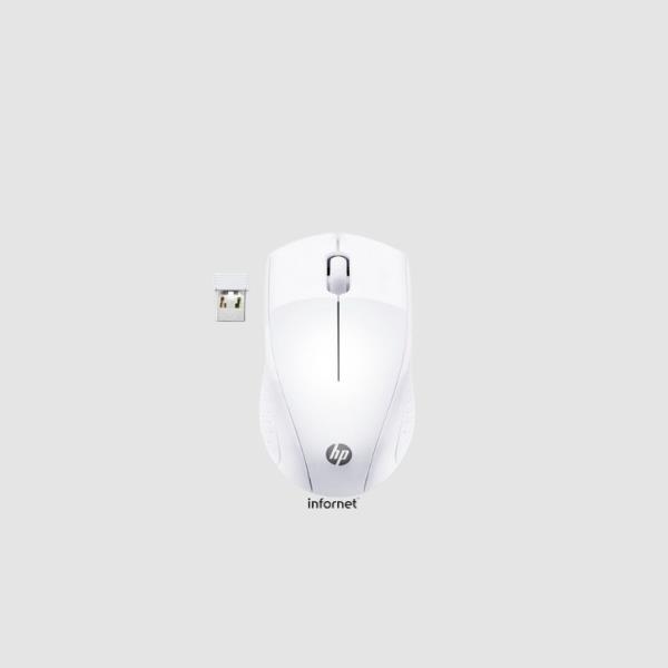 Ratón Inalámbrico HP 220/ Hasta 1600 DPI/ Blanco Nieve