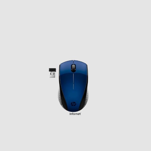 Ratón Inalámbrico HP 220/ Hasta 1200 DPI/ Azul