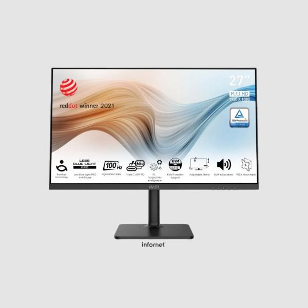 Monitor MSI Modern MD272XP - 100Hz - FHD - 27"