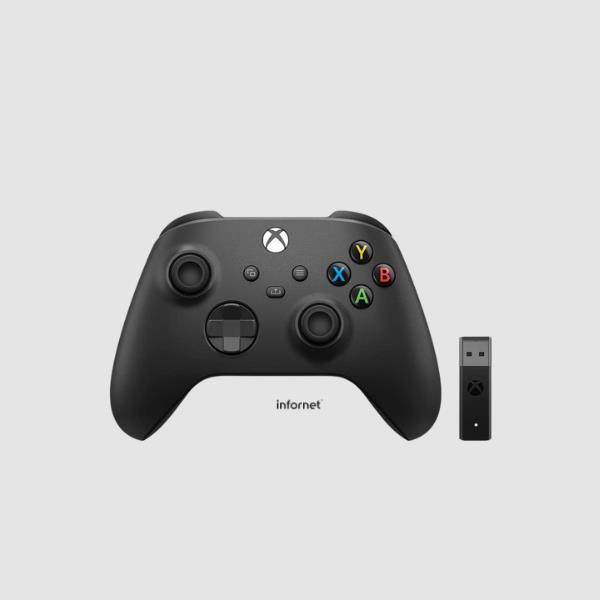 Xbox Wireless Controller + Adaptador Inalámbrico para Windows