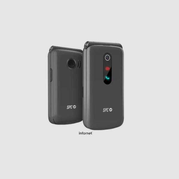 Teléfono Móvil SPC Stella 3 para Personas Mayores/ 4G/ Negro