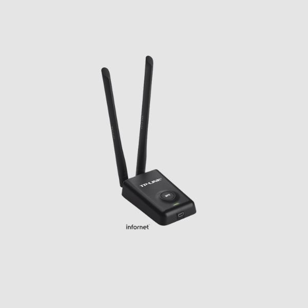 Adaptador USB Inalámbrico de Alta Potencia a 300Mbps