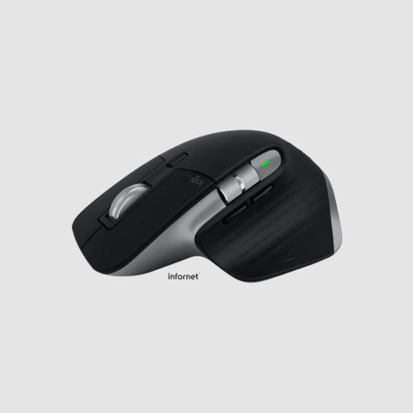 Ratón Logitech MX MASTER 3 negro inalámbrico carga USB C