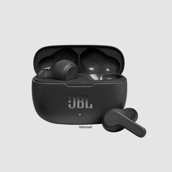 Auriculares Bluetooth JBL Wave 200TWS enchufe de carga