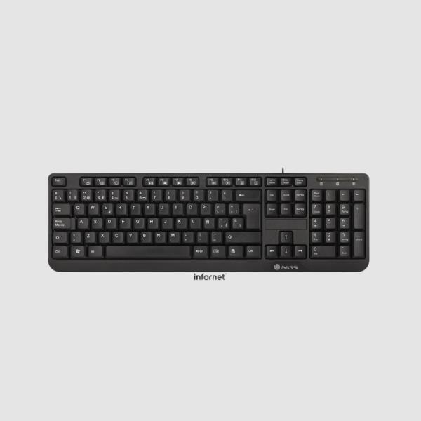 TECLADO NGS FUNKY V3 NEGRO USB